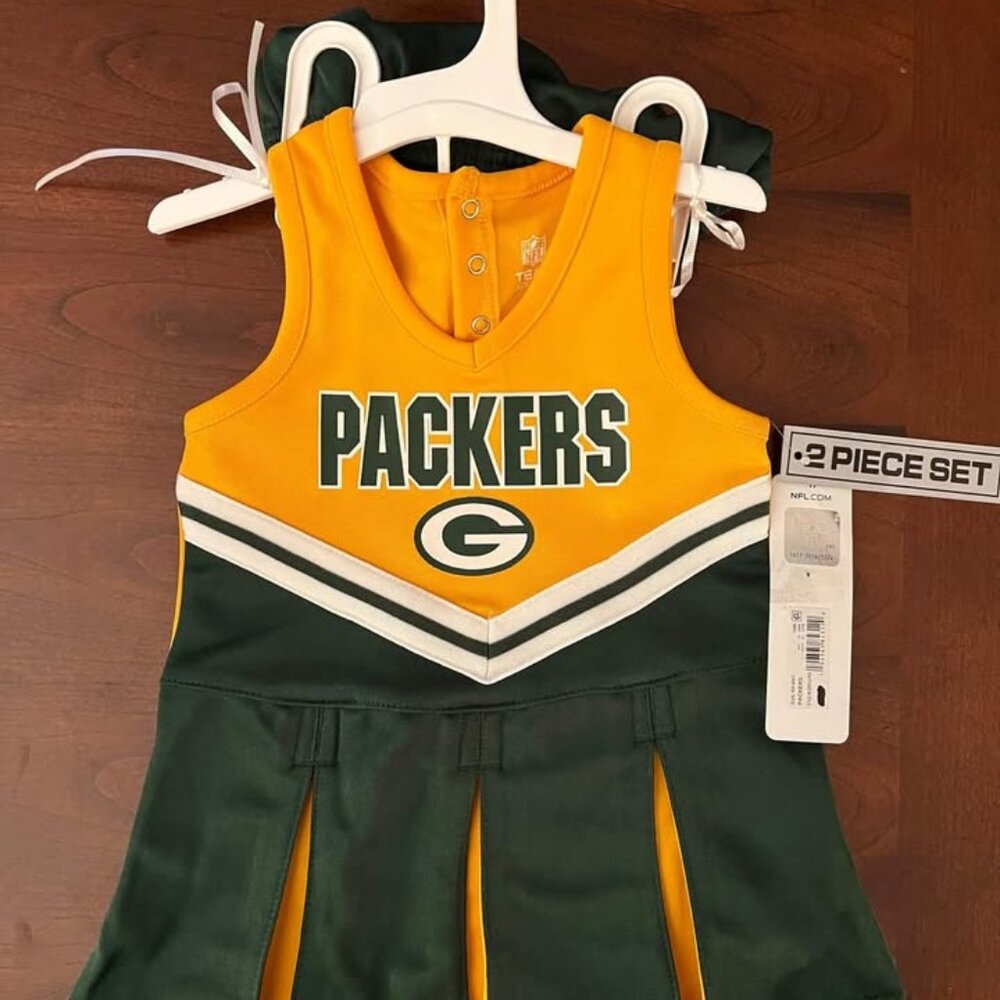 Green Bay Packers toddler cheerleader dress - NWT - 18 month